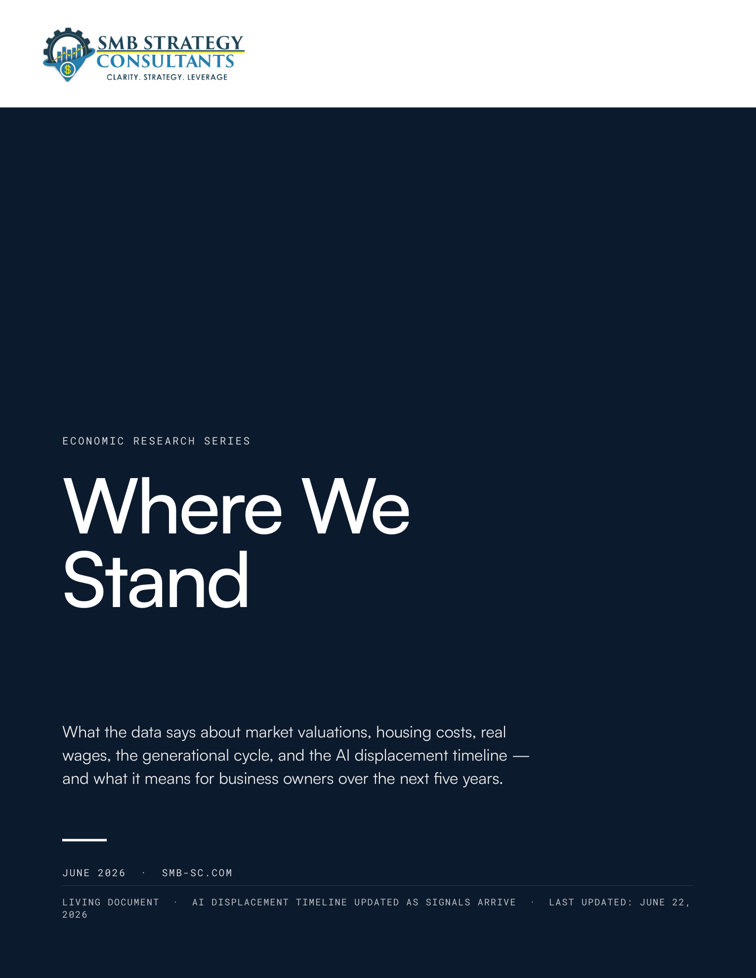 Where We Stand — SMB Strategy Consultants